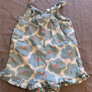 Little Co. by Lauren Conrad Boho daisy Floral print Romper Shorts Size 18m Girls